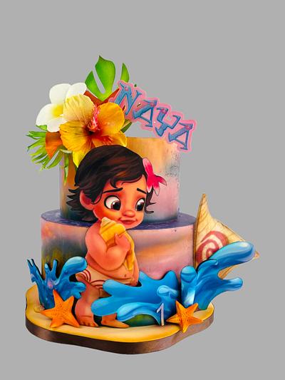 Vaiana cake  - Cake by Cindy Sauvage 