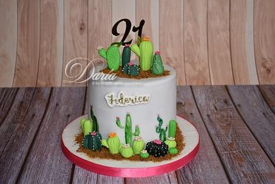 Cactus cake - Cake by Daria Albanese