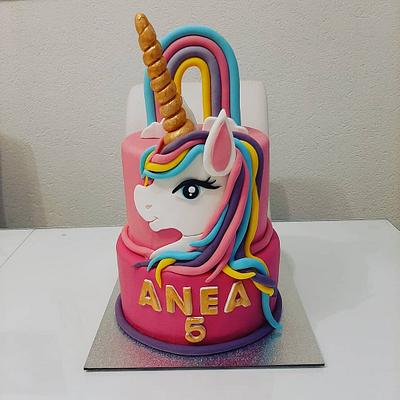 Unicorn cake  - Cake by Azra Cakes