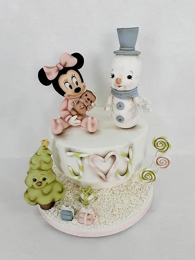 Minnie Baby Winter - Cake by Nicole Veloso