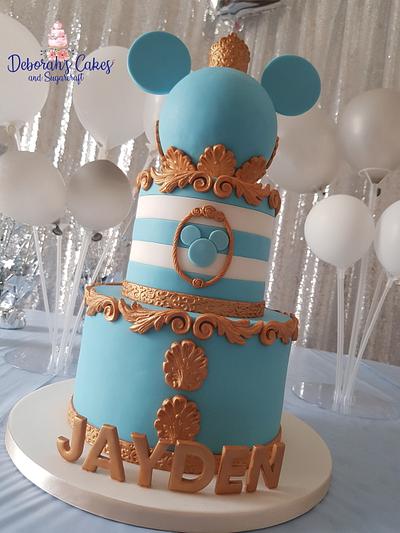 Baroque style birthday cake - Cake by Deborah