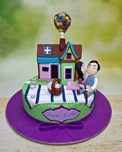 New house and anniversary cake - Cake by Sweet Mantra Homemade Customized Cakes Pune