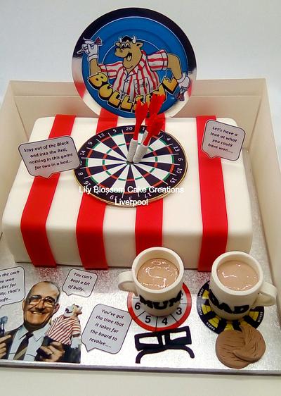 Bullseye Darts Cake - Cake by Lily Blossom Cake Creations