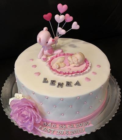 Christening cake for Lenka - Cake by OSLAVKA