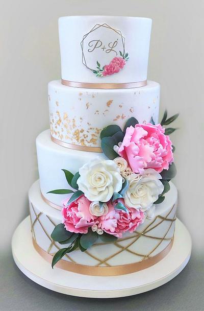 Wedding cake  - Cake by TortyMia
