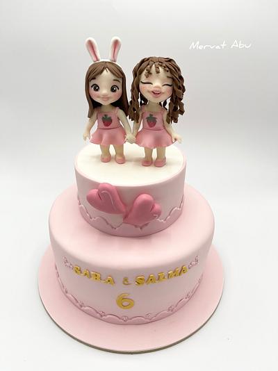 Twin sisters cake - Cake by Mervat Abu