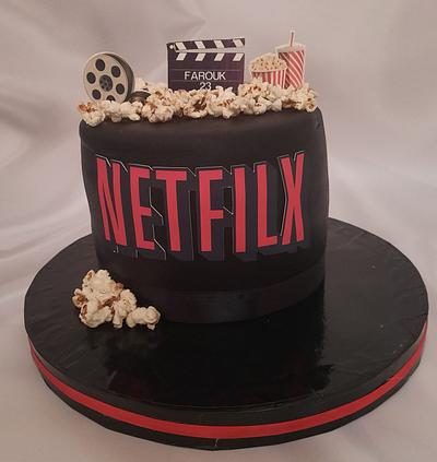 "NETFILX Channel lovers cake" - Cake by Noha Sami