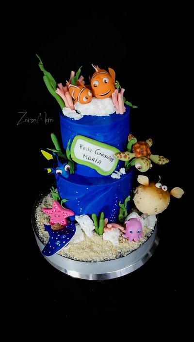 Buscando a Nemo - Cake by ZarzaMora