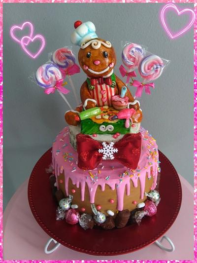Gingerbread Boy candy cake - Cake by Bethann Dubey