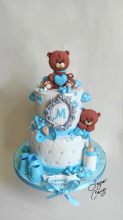 Baby cake whit bears - Cake by Tanya Shengarova