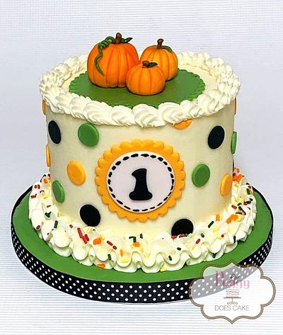 Halloween Smash Cake - Cake by Peggy Does Cake