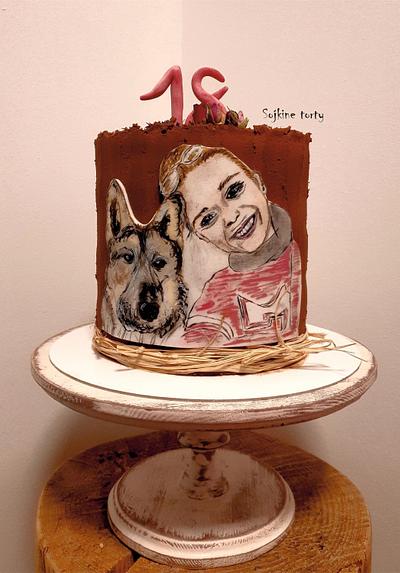 Dog love:::))) - Cake by SojkineTorty