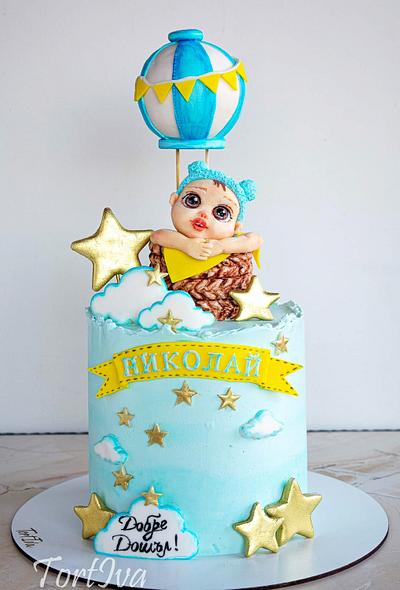 Cake for new born baby boy  - Cake by TortIva
