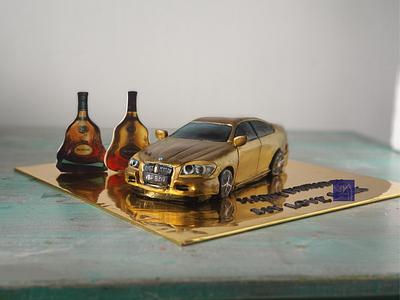 A BMW CAR CAKE  - Cake by Ms. V