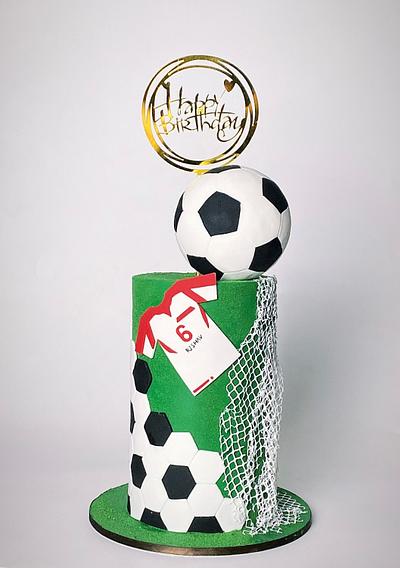 Soccer ball cake - Cake by Color Drama Cakes