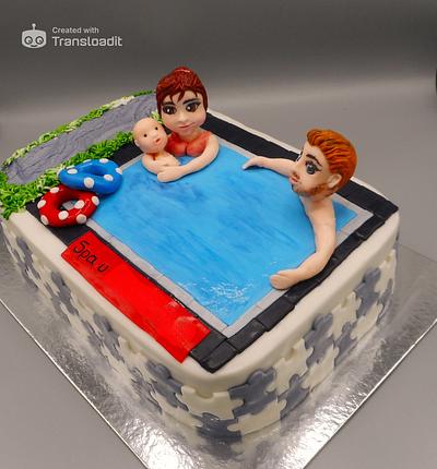 Pool cake  - Cake by Janka