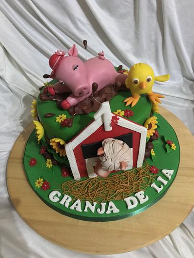 Sweet farm  - Cake by Zuzana