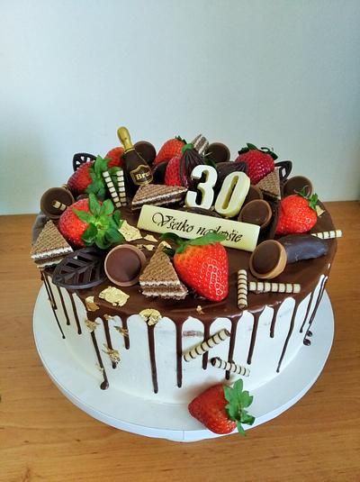 Drip cake - Cake by Vebi cakes