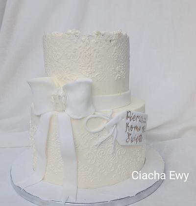 Communion cake - Cake by Ewa