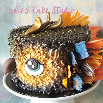 Butter icing Phoenix - Cake by Julie Donald