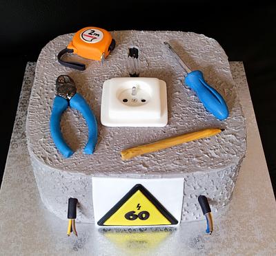 cake for an electrician - Cake by OSLAVKA