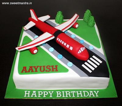 Aeroplane cake - Cake by Sweet Mantra Homemade Customized Cakes Pune