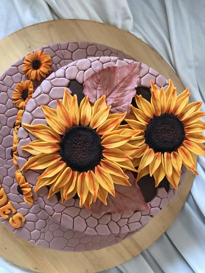 Sweet sunflowers  - Cake by Zuzana