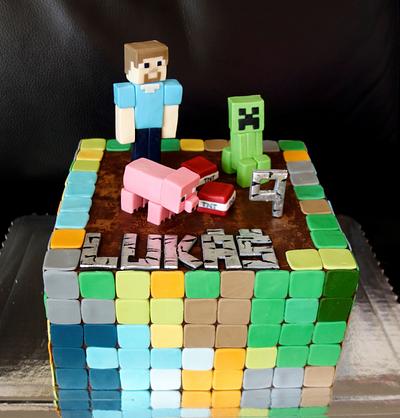 Minecraft cake - Cake by OSLAVKA