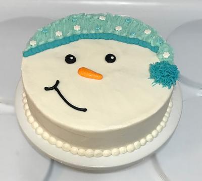 Snowman Face - Cake by Wendy Army