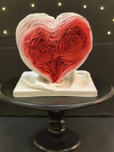 Melting heart! - Cake by CakeMeOver