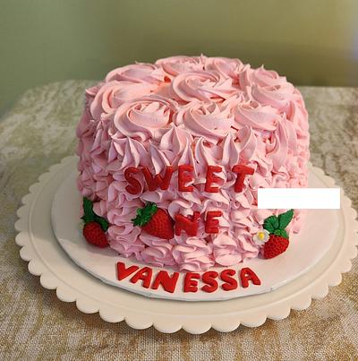 Vanessa's 1st Birthday Smash Cake - Cake by Jazz