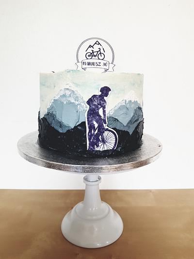 Mountain bike cake - Cake by Anna Zielinska 
