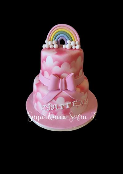 Rainbow 🌈 cake! - Cake by Sofia Frantzeskaki
