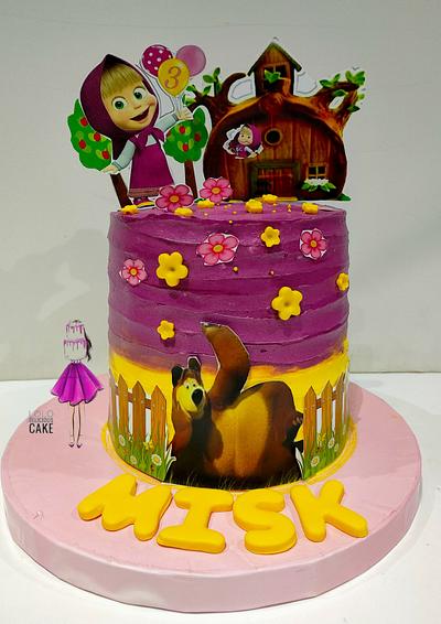 Masha and the Bear 🐻 cake - Cake by Lolodeliciouscake