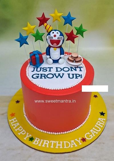 Doraemon cake for girlfriend - Cake by Sweet Mantra Homemade Customized Cakes Pune