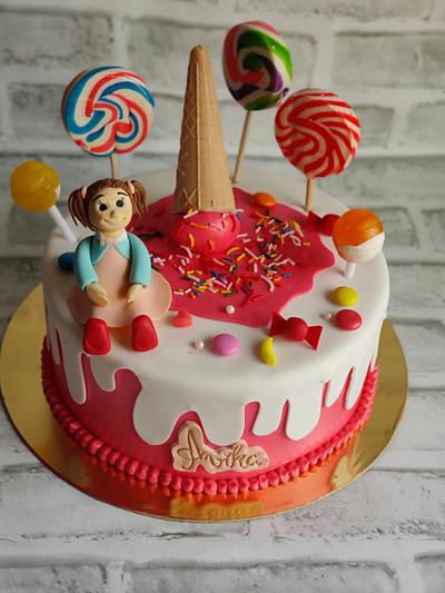 Candy land cake - Cake by Tandeep
