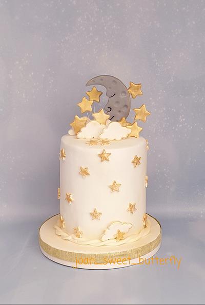 Baby shower cake - Cake by Joan Sweet butterfly 