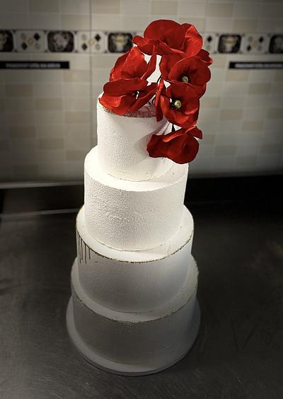 Wedding poppies - Cake by 59 sweets