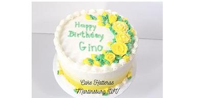 Buttercream Birthday Cake - Cake by Donna Tokazowski- Cake Hatteras, Martinsburg WV