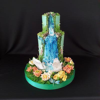 Nilufer çiçeği  - Cake by ERENHURIYE