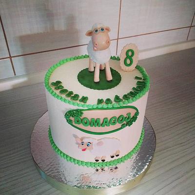 Sheep topper cake - Cake by Tortalie