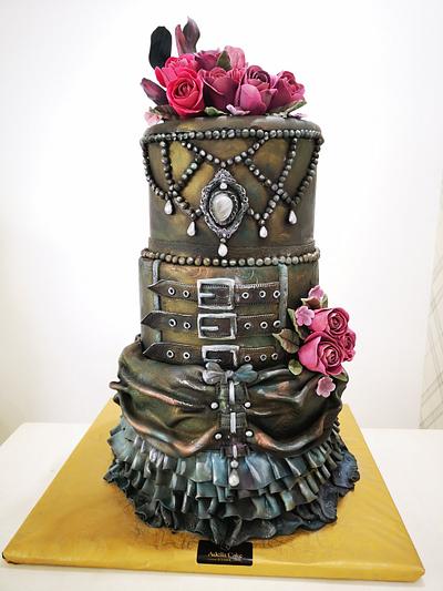 Vampires dress cake - Cake by Martina Bikovska 