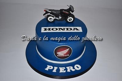 Honda moto bike cake - Cake by Daria Albanese