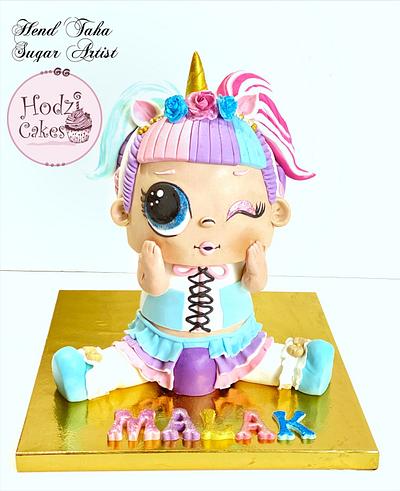 Lol Surprise Unicorn Cake - Cake by Hend Taha-HODZI CAKES