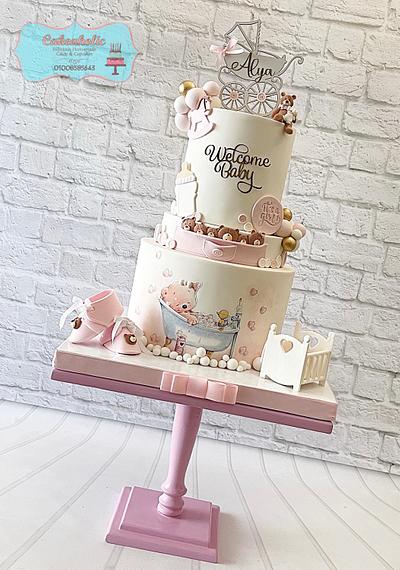 Baby shower cake - Cake by Cakeaholic22