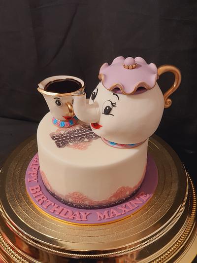 Chip and Mrs Potts - Cake by ClaudiaSugarSweet
