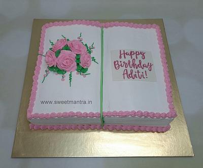 Book cake for girl - Cake by Sweet Mantra Homemade Customized Cakes Pune