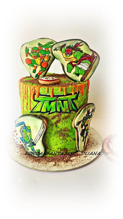 Rise TMNT themed cake - Cake by Fondantfantasy
