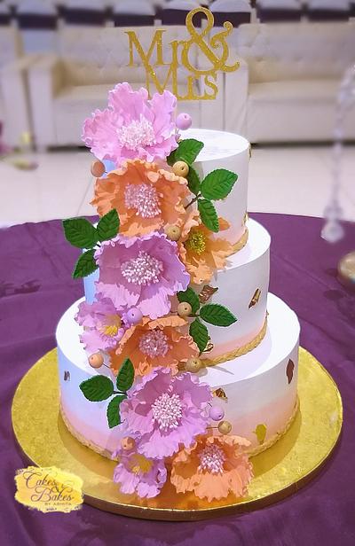 Wedding Cake  - Cake by Cakes & Bakes by Asmita 