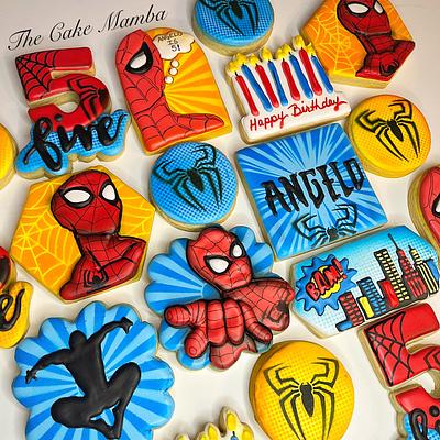 Spiderman cookies - Cake by The Cake Mamba